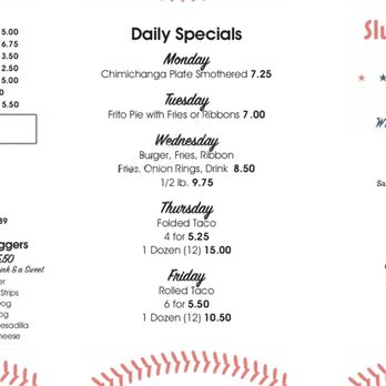 Sluggers Diner - Sluggers diner menu - Diners Near Me - Taos, New Mexico