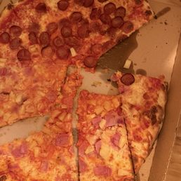 Slices were no where cut evenly lol Slices were no where cut evenly lol