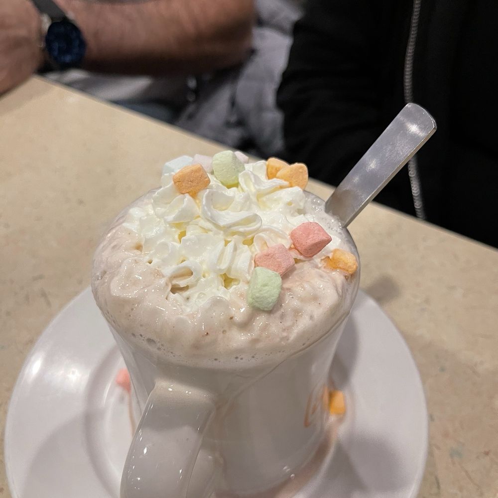 The Riverdale Diner - Lucky charms hot chocolate - Diners Near Me - Shelton, Connecticut