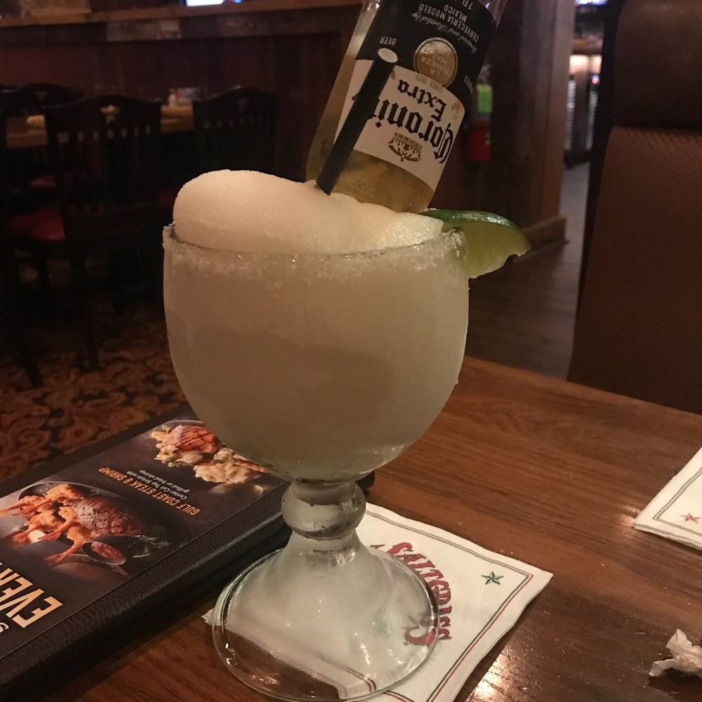 Saltgrass Steak House - Coronarita (margarita with a mini beer) - Steakhouses Near Me - Bedford, Texas
