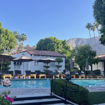 Chi Chi Restaurant - Beautiful pool next day - Breakfast & Brunch Near Me - Palm Springs, California
