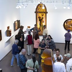 Blue Rain Gallery - NM Artist Jim Vogel's "Happenstance" opening reception 2022