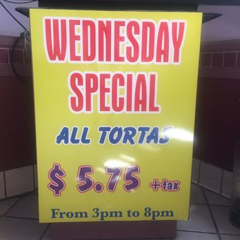 Super Tortas - Wednesday's Special - Mexican Near Me - Sun Valley, California Super Tortas - Wednesday's Special - Mexican Near Me - Sun Valley, California