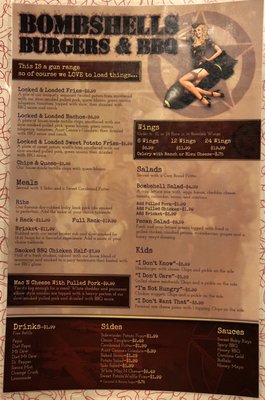 Menu photo 3 Bombshells Burgers & BBQ Huntington, WV