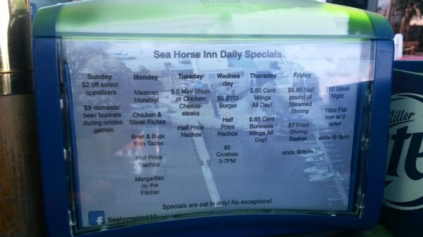 Menu photo 5 Seahorse Inn Dundalk, MD Menu photo 5 Seahorse Inn Dundalk, MD