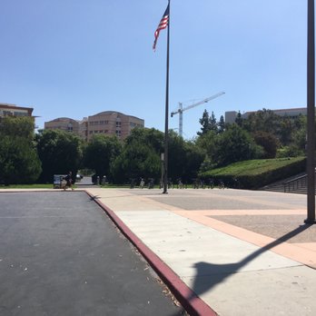 UCI Langson Library - Flag Pole Before The Building. - Libraries Near Me