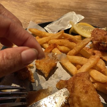 Ballast Point Brewing Long Beach - Piece of plastic in my fish (fish n chips). - Breweries Near Me - Long Beach, California