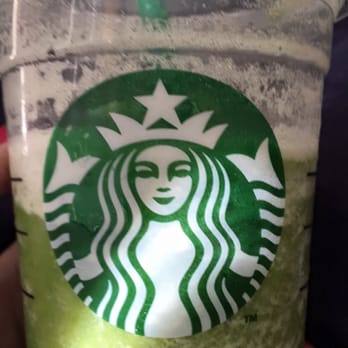 Starbucks - Happy shot of a diet green tea frappucino: no whip, non fat milk, no extra added sugar! Works. - Coffee & Tea Near Me - Yucaipa, California