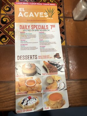 Menu photo 4 El Agave's Mexican Restaurant Hope, AR