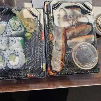 Ai-Sakae - Shrimp cucumber roll & pork gyoza - Sushi Bars Near Me - Morris Plains, New Jersey