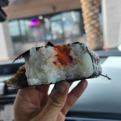 Nakata Sushi - Spice cod roe rice ball.