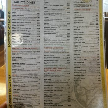 Sally’s Diner - Breakfast & Brunch Near Me - Longwood, Florida Sally’s Diner - Breakfast & Brunch Near Me - Longwood, Florida