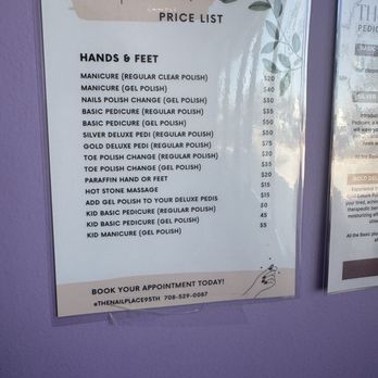 The Nail Place - Price list - Nail Salons Near Me - Evergreen Park, Illinois The Nail Place - Price list - Nail Salons Near Me - Evergreen Park, Illinois