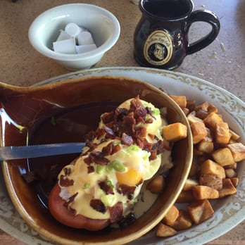 Another Broken Egg Cafe - Black Forest Benedict - Breakfast & Brunch Near Me - Siesta Key, Florida