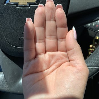 Luxury Nails Spa - You can see how uneven they are - Nail Salons Near Me - San Jose, California