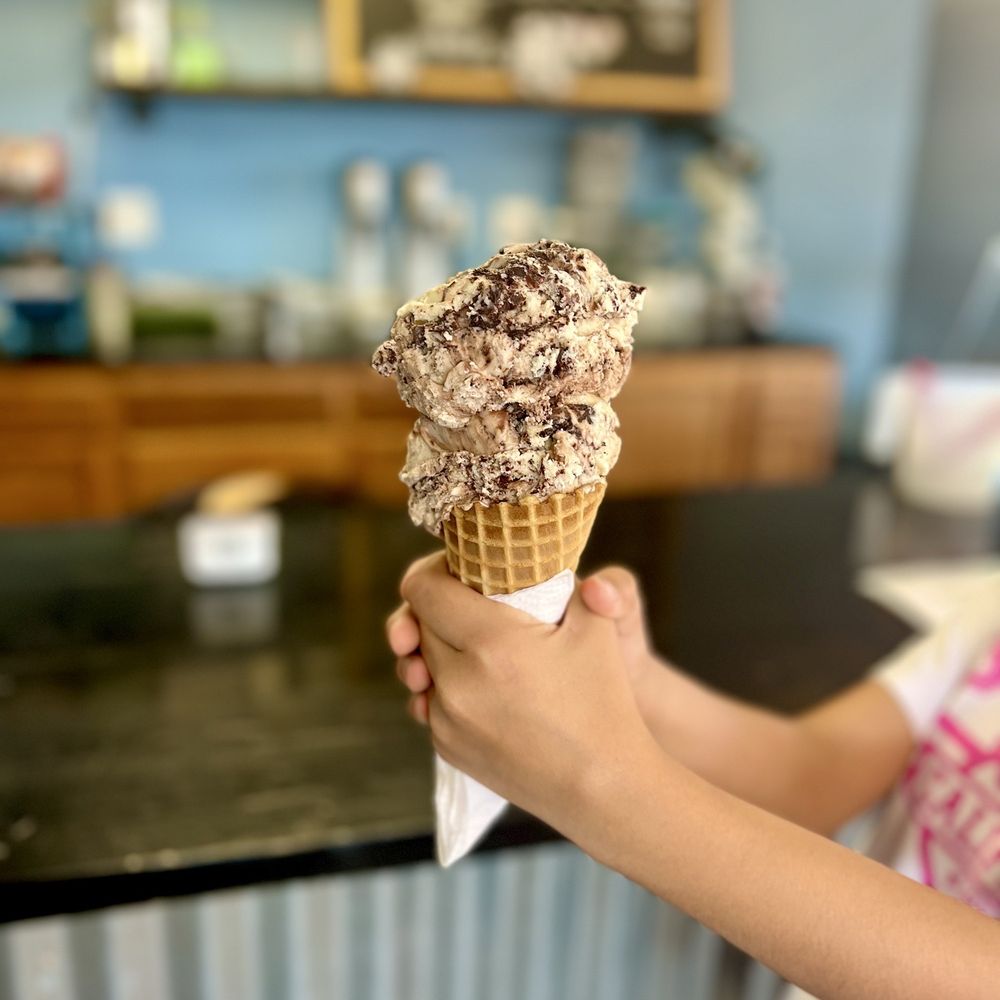 Kool Kravings - Happy tracks double scoop on a waffle cone - Bubble Tea Near Me - Parker, Arizona Kool Kravings - Happy tracks double scoop on a waffle cone - Bubble Tea Near Me - Parker, Arizona