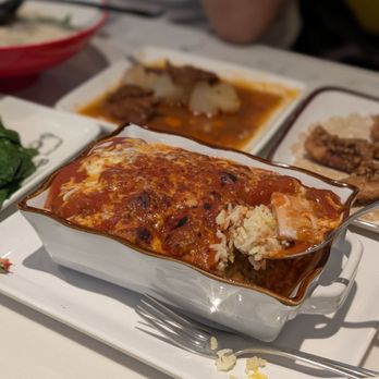 Wu Gu Fish Noodle - Baked Chicken on Rice with Tomato Sauce and Cheese - Chinese Near Me - Richmond Hill, Ontario Wu Gu Fish Noodle - Baked Chicken on Rice with Tomato Sauce and Cheese - Chinese Near Me - Richmond Hill, Ontario