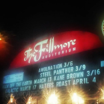 Fillmore Auditorium - Music Venues Near Me - Denver, Colorado