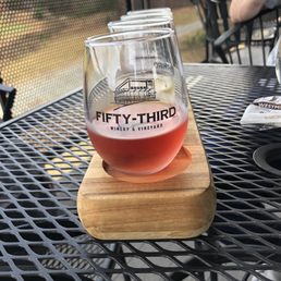Our tasting flight. Our tasting flight.