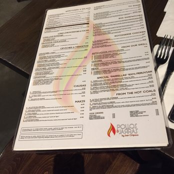 Pollos & Jarras - Menu - Peruvian Near Me - Miami, Florida