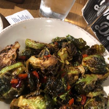 Wood Stack Pizza Kitchen - Metuchen - Brussels appetizer...yummy - Pizza Near Me - Metuchen, New Jersey