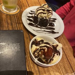 The Black Sheep Bar & Grill - Dessert Treats and house margarita.
