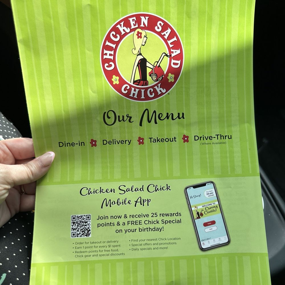 Chicken Salad Chick - Menu - Salad Near Me - Tulsa, Oklahoma