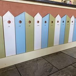 Perch Home - Come see our one-of-a-kind birdhouse fence!