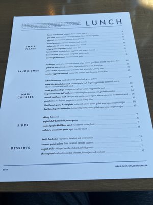 Menu photo 5 Sky 360 Calgary, AB
