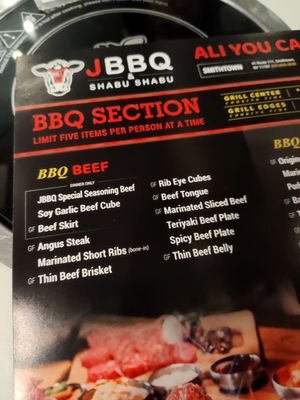 Menu photo 3 JBBQ and Shabu Shabu Bay Shore, NY Menu photo 3 JBBQ and Shabu Shabu Bay Shore, NY
