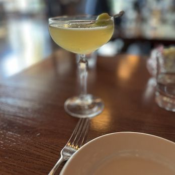Colette OTR * Mostly French Restaurant by Chef Danny Combs - Gigi - cucumber vodka, lillet blanc, grand marnier, thyme, lemon - French Near Me - Cincinnati, Ohio