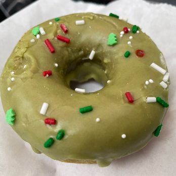 Dahlia Bakery - Matcha mochi donut (seasonal flavor) - Bakeries Near Me - Seattle, Washington
