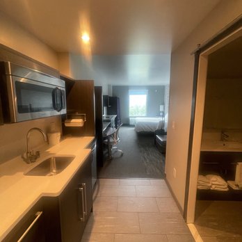 Home2 Suites by Hilton Los Angeles Montebello - Kitchen, 1 King Bed Studio Suite (w/ Sofa Bed) - Hotels Near Me - Montebello, California Home2 Suites by Hilton Los Angeles Montebello - Kitchen, 1 King Bed Studio Suite (w/ Sofa Bed) - Hotels Near Me - Montebello, California