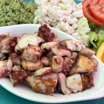 Mariscos Costa Alegre - Grilled Pulpo A La Diabla - Seafood Near Me - San Jose, California