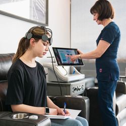 The Quantum Wellness Center - rTMS (Repetitive Transcranial Magnetic Stimulation) is an innovative form used to treat certain neurological disorders.