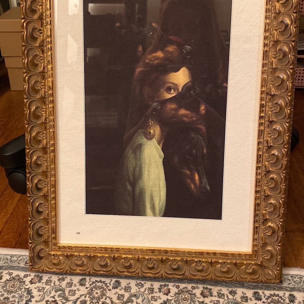 The print I chose to have a custom frame made for. I'm In love with it!
