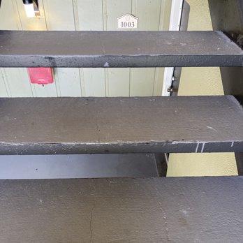 Madison at Largo - Entry way steps never power washed cheaply painted over dirt!! Very sloppy workmanship - Apartments Near Me - Largo, Florida