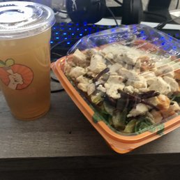 Winter Harvest Salad with the Organic mango green tea. Love it! Winter Harvest Salad with the Organic mango green tea. Love it!