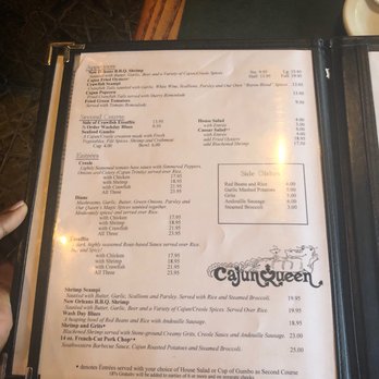 Cajun Queen - Menu - Cajun/Creole Near Me - Charlotte, North Carolina