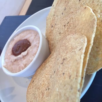 Boathouse Collective - Complimentary bean dip and tortilla "chips". - New American Near Me - Costa Mesa, California