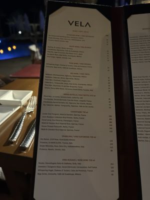 Menu photo 1 Vela Cabo San Lucas, BCS