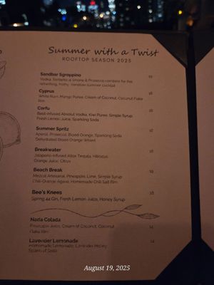 Menu photo 2 Sandbar Rooftop New York, NY