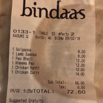 Bindaas - Indian Near Me - Washington, DC, District of Columbia