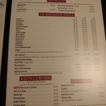 Arlington Haus - a menu for a pizza restaurant - American Near Me - Arlington, Minnesota