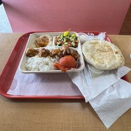 Chicken kabob plate Chicken kabob plate