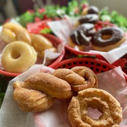 Mr Donuts & Kolaches - Cinnamon old fashioned and cinnamon twist