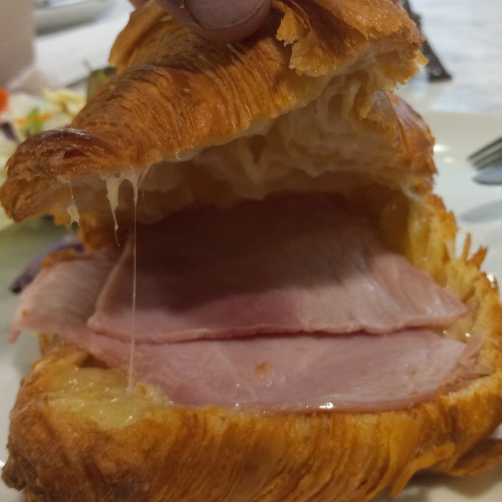 Flo Paris - Looking into the simple but very well balanced had and cheese "Paris" criossant. - Bakeries Near Me - Houston, Texas Flo Paris - Looking into the simple but very well balanced had and cheese "Paris" criossant. - Bakeries Near Me - Houston, Texas