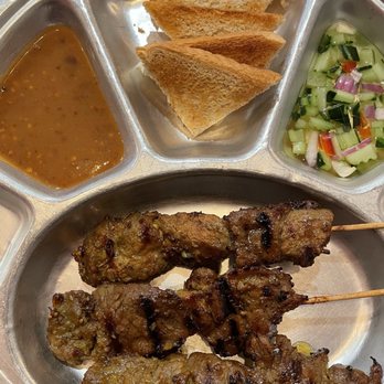 Rim Tanon - Beef satay - Thai Near Me - Houston, Texas Rim Tanon - Beef satay - Thai Near Me - Houston, Texas