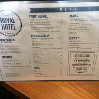 Royal Hotel - Let's pick something! - Bars Near Me - Bowral, NSW