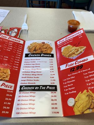 Menu photo 2 JJ Fish & Chicken - Griffin Griffin, GA Menu photo 2 JJ Fish & Chicken - Griffin Griffin, GA